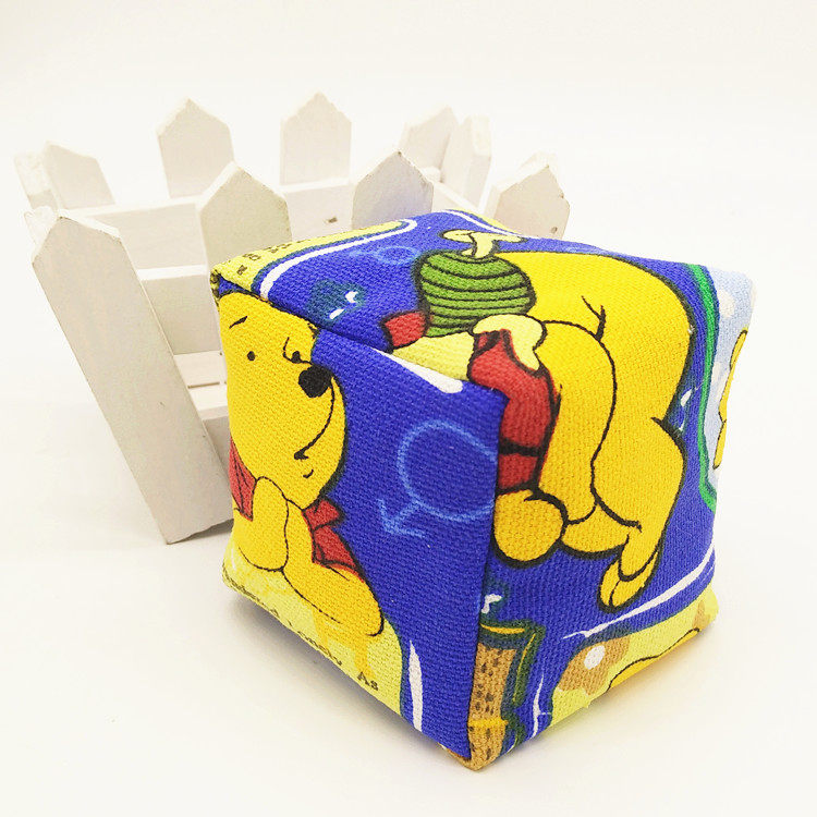 Kindergarten Small Sandbag Handmade Canvas Buckwheat Leather Solid Sandbag Bag Children Lost Sandbag Elementary School Students Throw