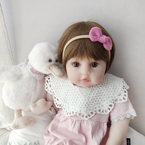ins cute baby headgear hair band pink bow Princess baby fontanelle hair accessories baby tide