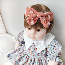 Korean version of female baby headgear bow baby hair band cute super cute princess baby birthday hair decoration tide