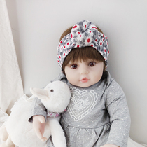 Super cute donuts baby fontanelle hair belt cotton princess hair accessories 0-2 year old cute girl baby protection halogen door headgear