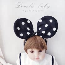 Cute three-dimensional baby big bow hair belt super cute baby girl headgear Princess fresh cartoon baby hair accessories