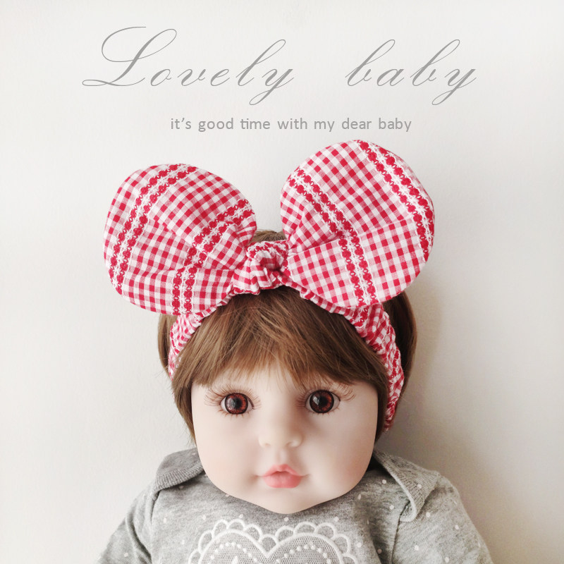 Baby hair with princess hale door head adorned with cute super cute Korean version solid female baby hair adorned with birthday butterfly knot flower