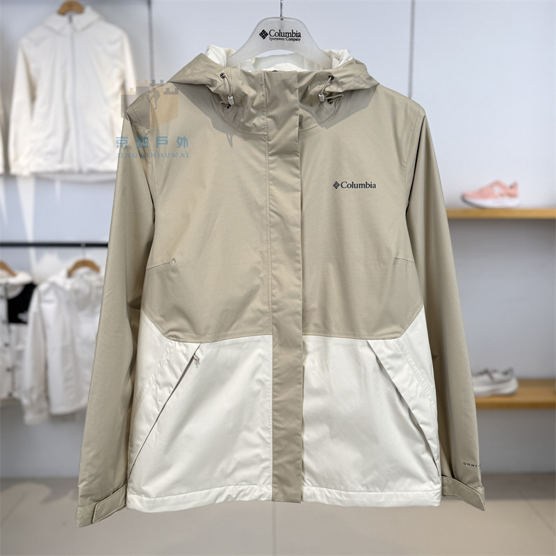 26 Spring and Summer New Columbia Columbia Jacket Women's Outdoor Windproof and Waterproof Hooded Jacket Xp5178
