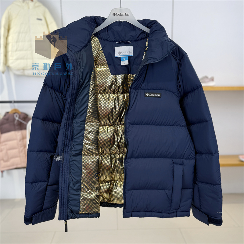 25 Autumn/Winter New Product Columbia Men's Outdoor Windproof Gold Dot Thermal Goose down Jacket We9590