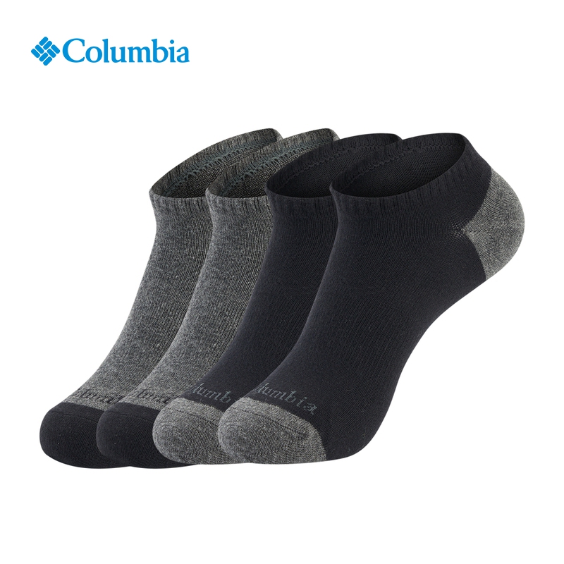 26 Spring/Summer New Columbia Boat Socks for Men and Women, 4-Pair Pack, Outdoor Sports Ankle Socks | Rcs631