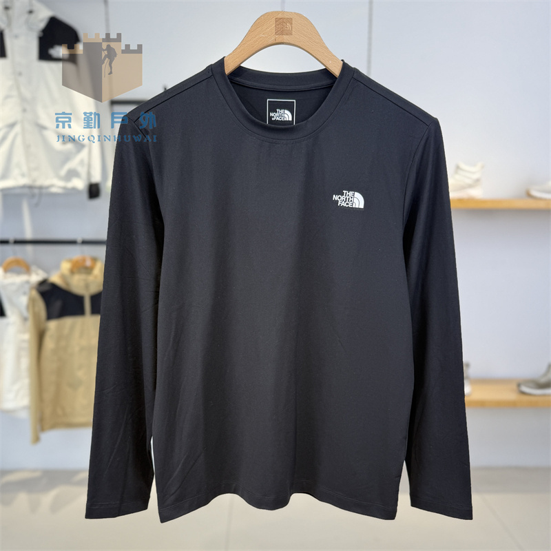 25 Autumn/Winter New the North Face Men's Outdoor Moisture-Wicking Breathable Upf50 Sun Protection Long Sleeve T-Shirt 89Zy