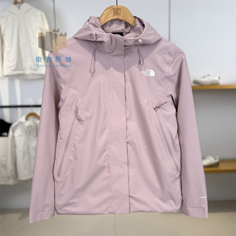 Thenorthface North Face Soft Shell Jacket for Women 26 Spring and Summer New Outdoor Water-Repellent Hooded Jacket 8Ck7