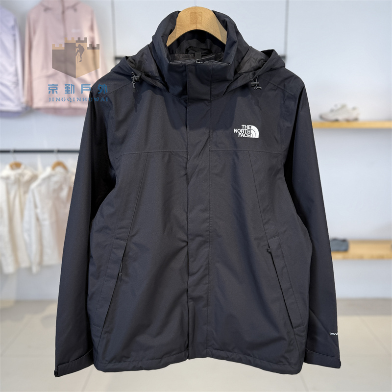 25 Autumn/Winter the North Face Men's Outdoor Windproof and Waterproof Hardshell Jacket with Optional Liner 8Gkx
