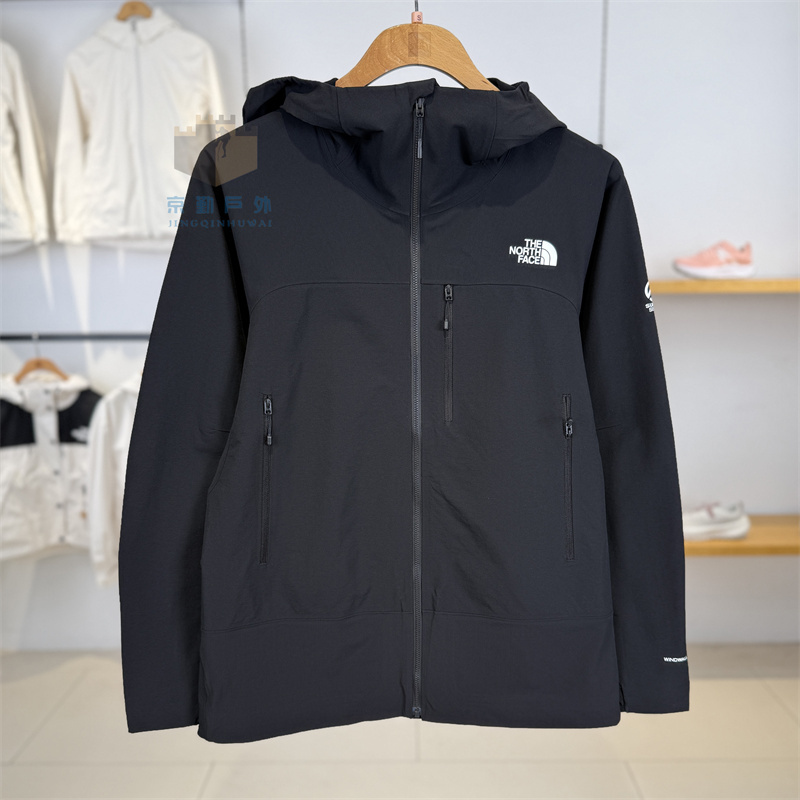 26 Spring/Summer New the North Face Softshell Jacket for Men Outdoor Peak Water-Repellent Hooded Jacket 8Hr7