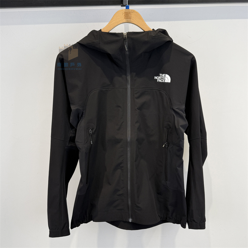 26 Spring and Summer New Models Thenorthface Outdoor Women's Hooded Windproof Packable Soft Shell Jacket 8Gbu