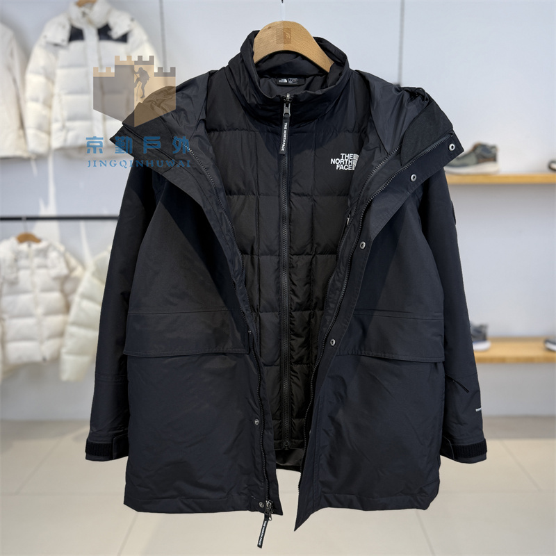 25 Autumn/Winter New the North Face 3-in-1 Jacket for Men, Outdoor Waterproof and Warm Goose down 8Fkw