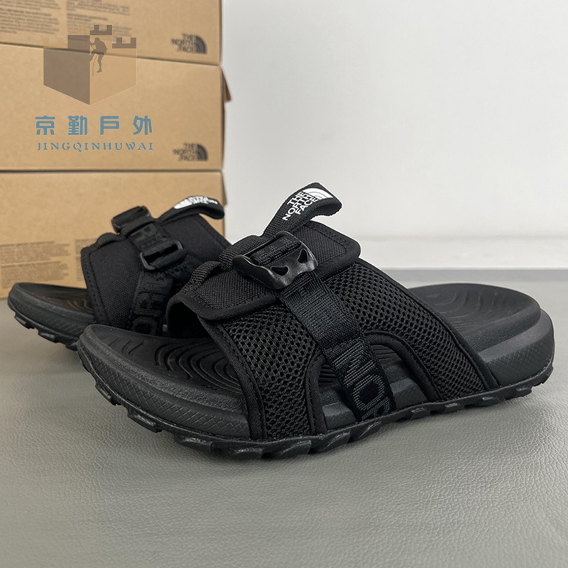 Spring and Summer New Style Thenorthface Women's Outdoor Casual Sports Non-Slip Slippers Lightweight Beach Shoes 8Ads