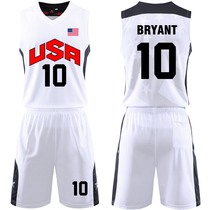 USA Dream Team dream ten American national team basketball game training suit set custom printing number 10 Kobe