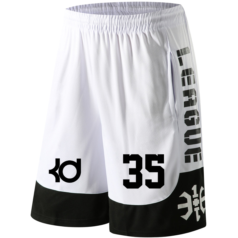 Summer Kobe Maddy James Curry Basketball Costume Running Fitness Men's Shorts Custom Black