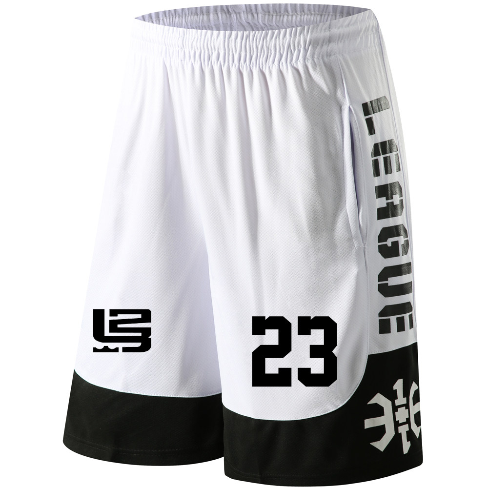 Summer Bryant McGrady James Curry basketball uniform Sports running playing ball fitness men's shorts custom White
