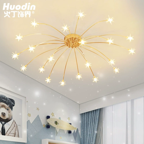 Креативный современный потолочный светильник для спальни для детской комнаты, в американском стиле, популярно в интернете