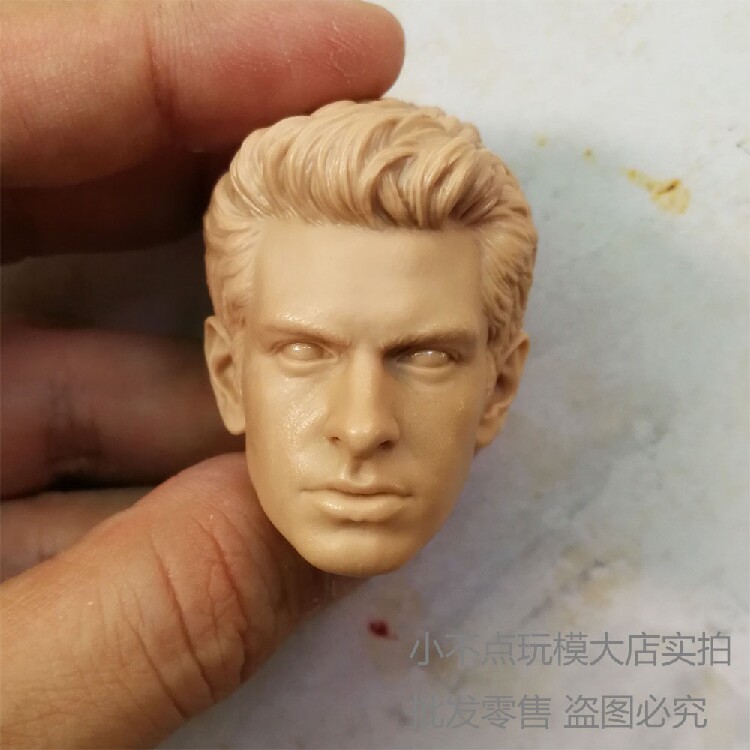 1 6 soldiers white mode spider man preface Peter Parker head sculpture Andrew spot