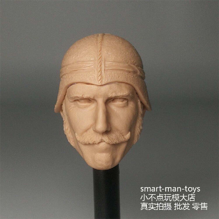 1 6 White Mold Head Sculpture New York Gangs Butcher Bill Soldier Accessories