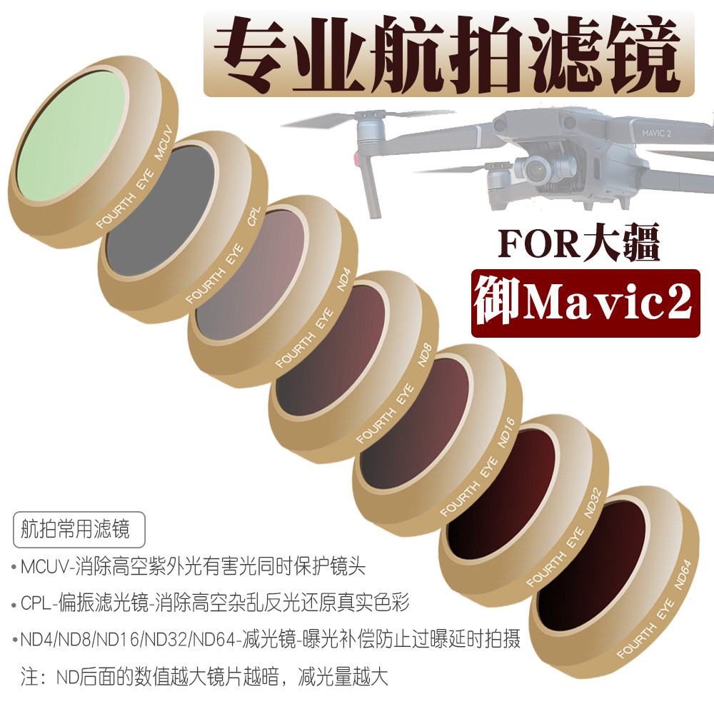 Drone Filter Mirror Large Territory DJI MAVIC2 ZOOM zoom version UV ND Lens CPL Polaroid Mirror Suit