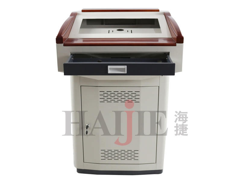 Haijie HJ-KF07MINI multimedia recording and broadcasting classroom college classroom steel podium operating table
