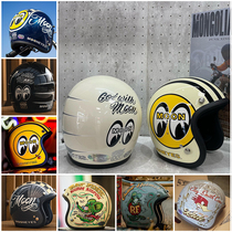 GALLOP Taiwan retro 3 4 helmet mooneyes big eyes half armor male and female pedal motorcycle Finkrat