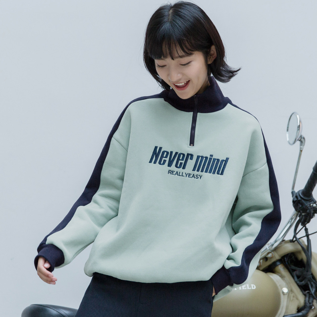 Sweatshirt femme - Ref 3216453 Image 3