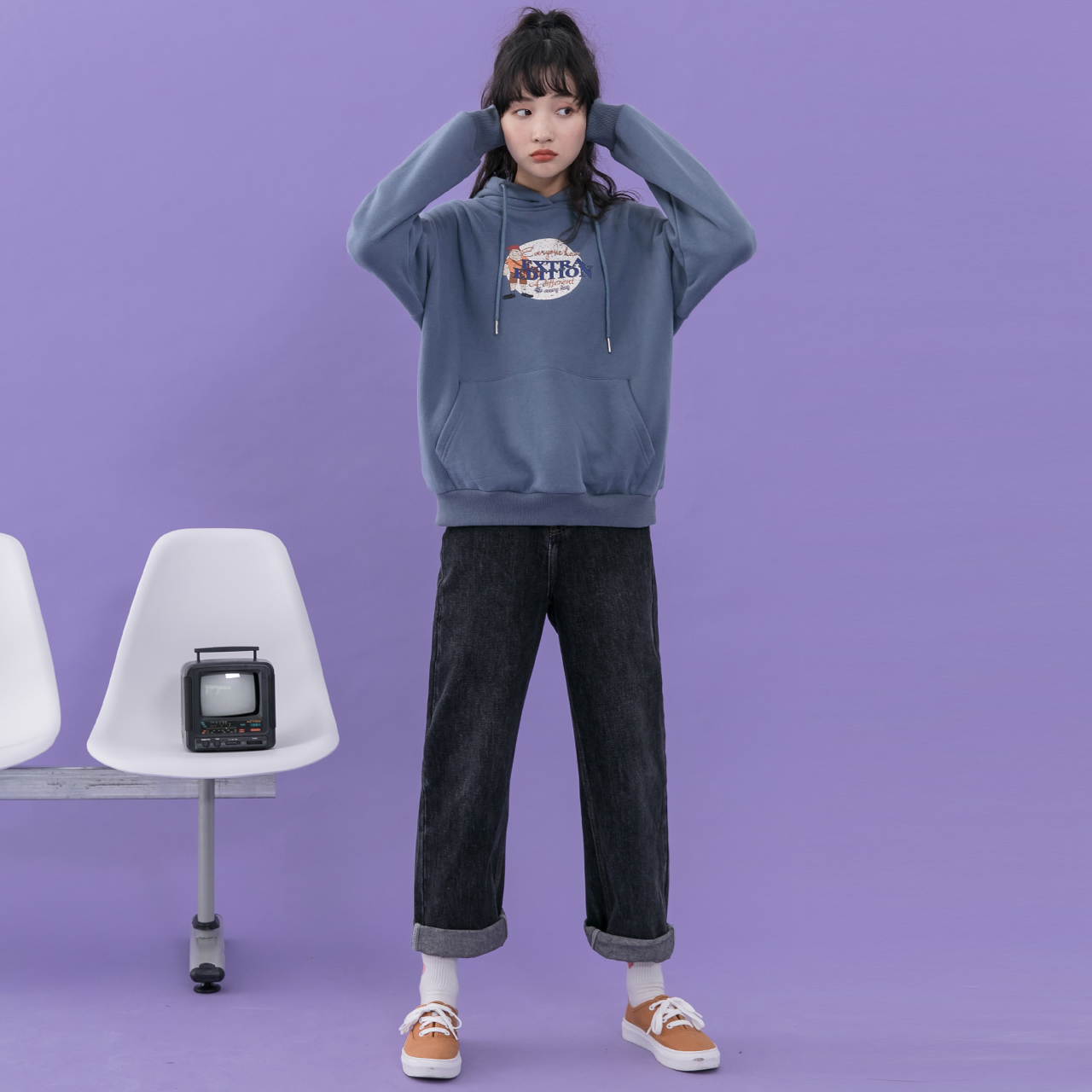 Sweatshirt femme - Ref 3216417 Image 4