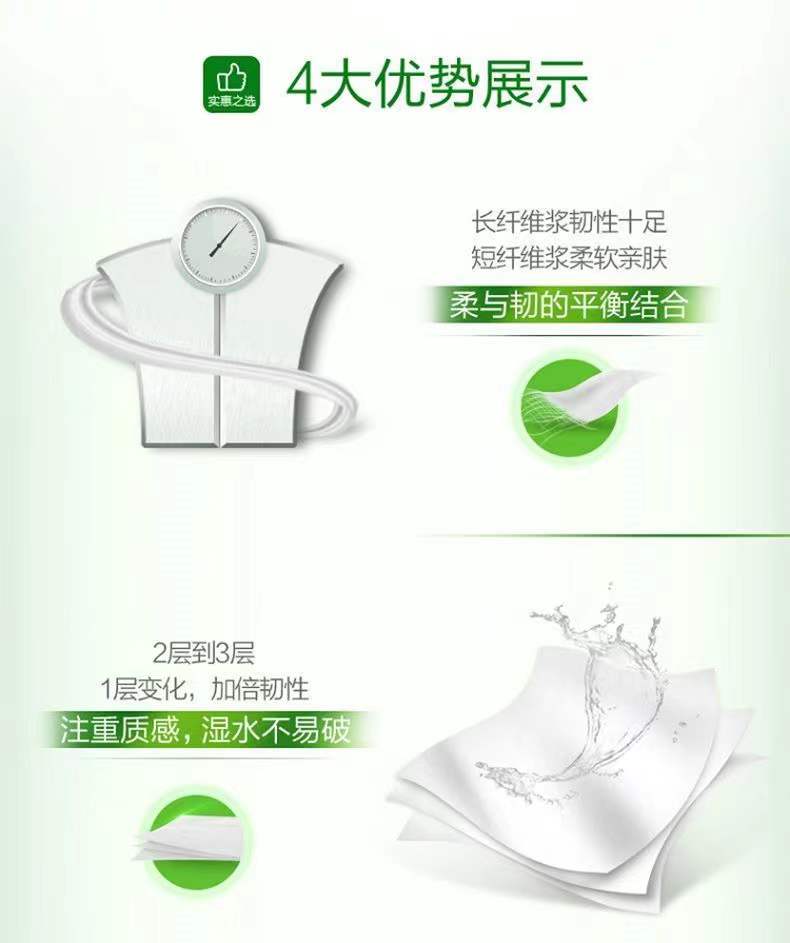 安享好物 安享A级抽纸-心相印茶语抽纸 国标