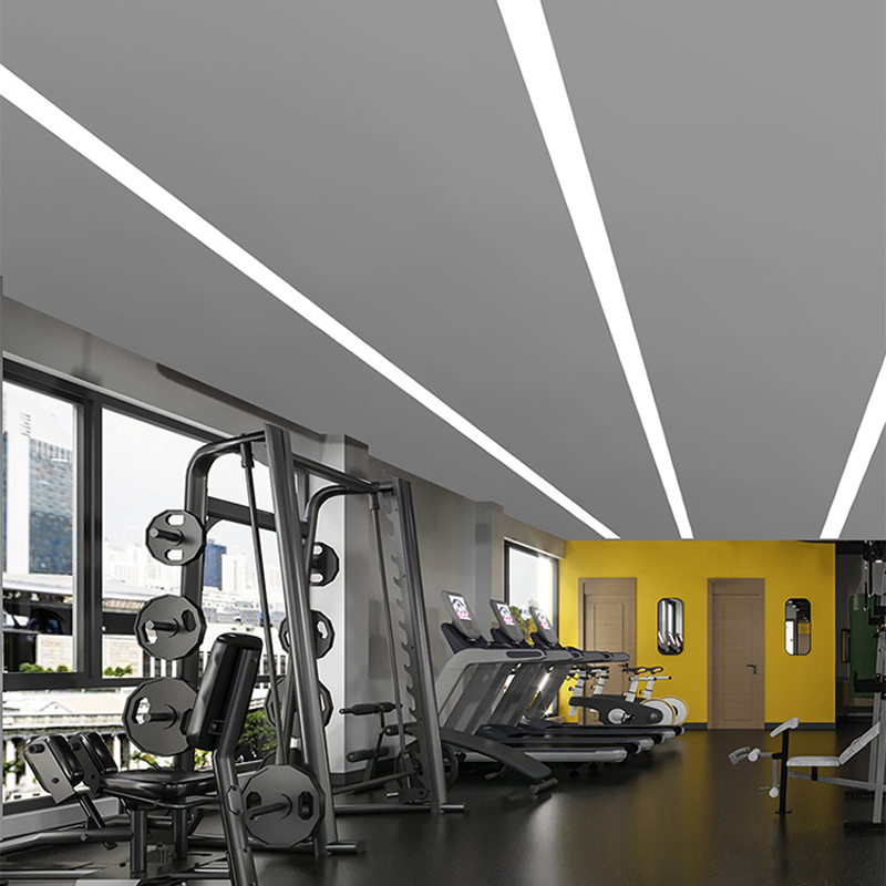 Ultra-Thin Embedded Led Light Office Conference Room Ceiling Panel Light Gypsum Board Ceiling Embedded Strip Light
