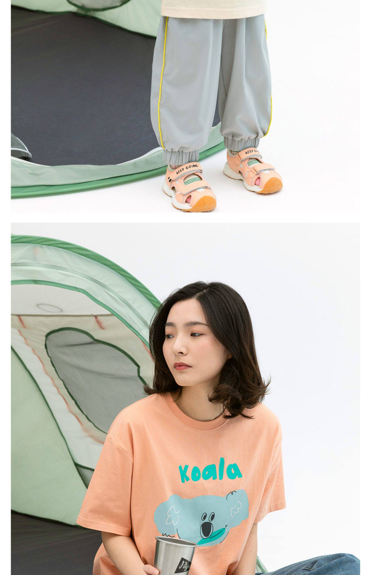 Совместное имя детской одежды папа лезет& красный гора зоопарк отцовство Футболка лето ребенок семья из троих хлопок      