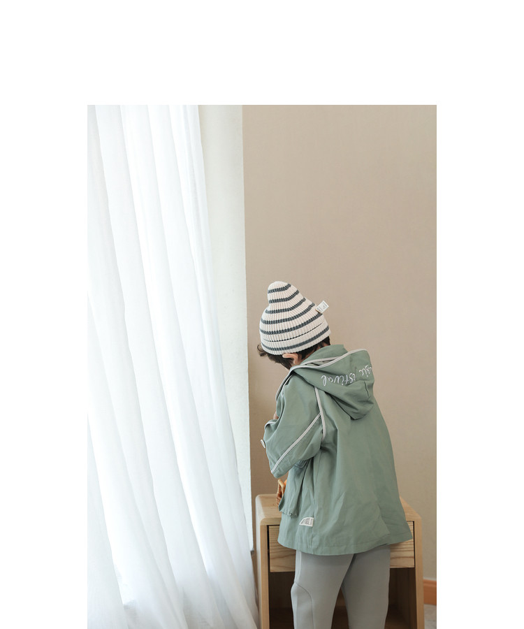 Хлопковая детская куртка подходит для мужчин и женщин для девочек для отдыха, плащ с капюшоном, 0-5 лет 