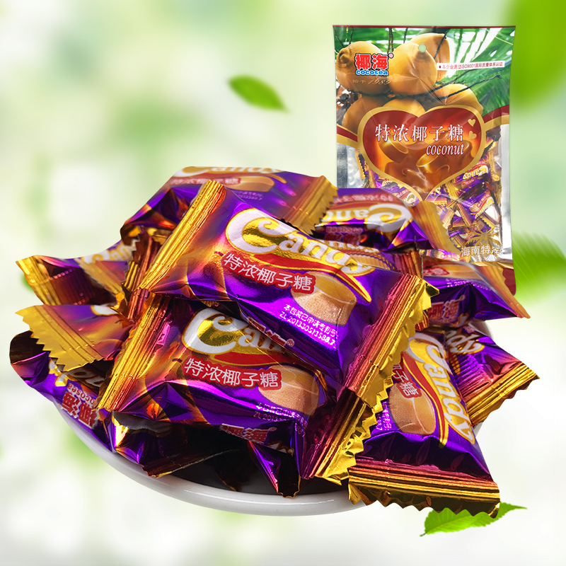 Coconut Hainan special coconut candy candy marry 8090 after nostalgic snack bag 180g