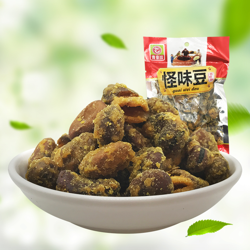 Strange Taste beans Beans Spicy to Taste Hudou Nuts Fried Goods Special-productive Snack 80 Post Nostalgia Zero Food Bagged 160g