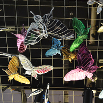 Butterfly Wall butterfly ceiling air hanging wall decoration resin plating process wall decoration
