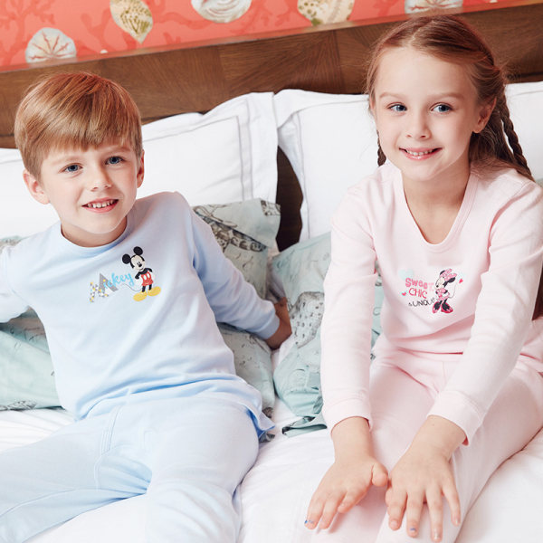 三枪 迪士尼 儿童秋衣秋裤套装 棉毛衫裤套装 天猫优惠券折后￥39.99包邮（￥49.99-10）男、女童110~160码多色可选