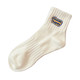Black and White Casual Socks Men's Short Socks Mid-Calf Socks Summer Thin Student Socks Sweat-Absorbent and Odor-Resistant Men's Mid-Calf Socks