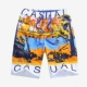 Big boy boy quần short mùa hè quần lỏng lẻo kỳ nghỉ bên bờ biển mỏng phần cotton trẻ em quần đi biển quần đôi đi biển