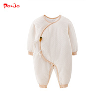 Piao Qiao winter clothes baby clothes jumpsuits baby newborns out to hold clothes in winter thick warm climbing clothes
