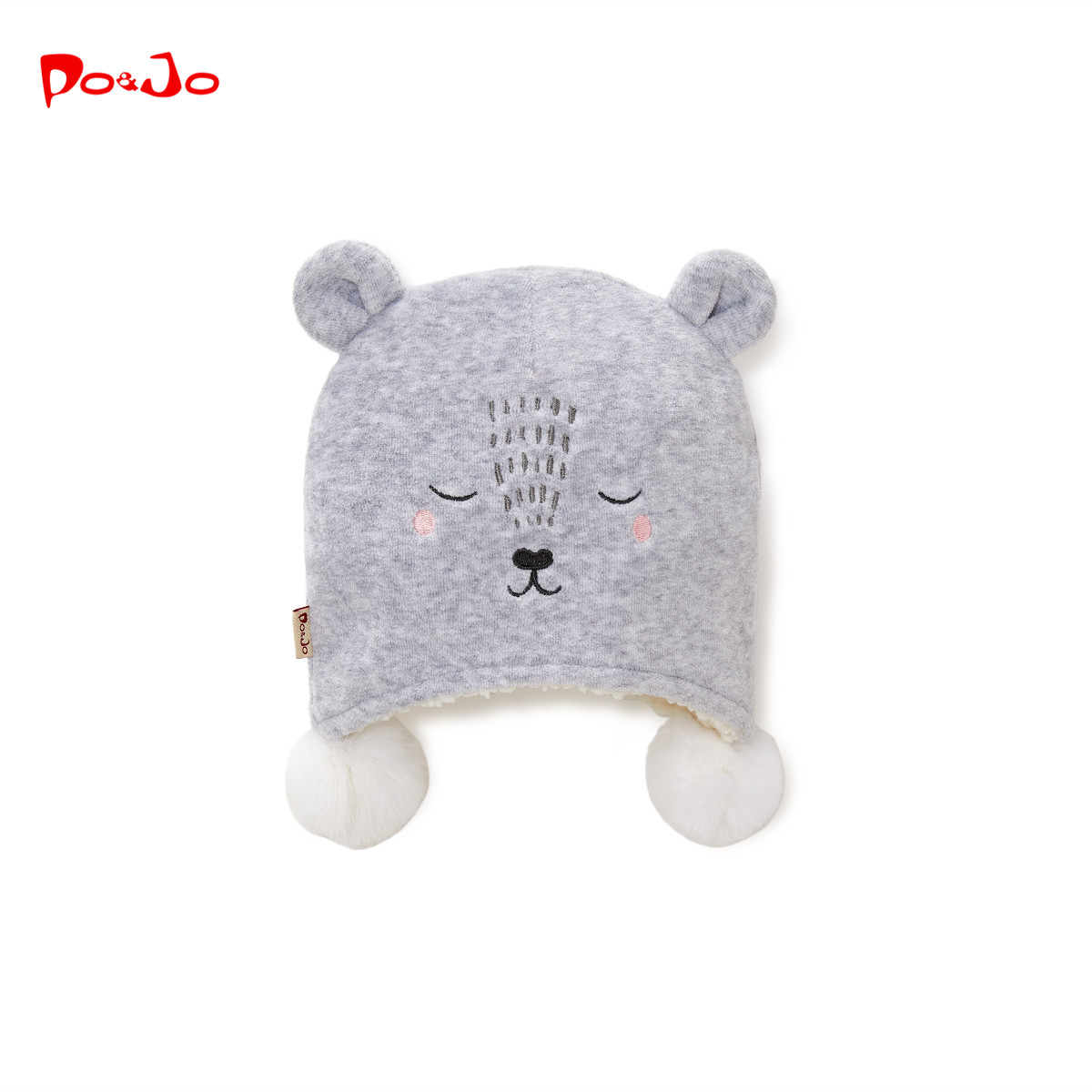 Skin Jo Autumn Winter Baby Hat Men and women Baby newborn baby cute protective ear ultra cute and velvety tyre cap