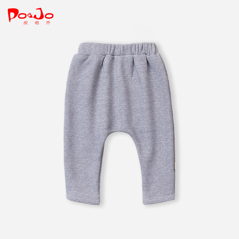 Pirocci Spring Fall Boys and Women Baby Pants Big Past App Putting Outside Wear Fluff Gas and Leisure Pants