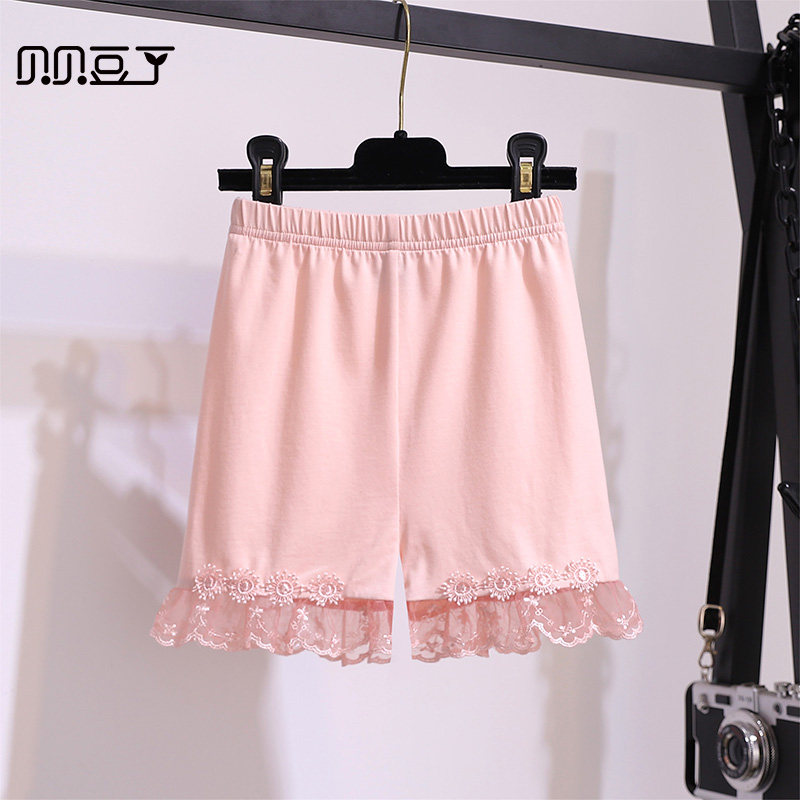 Girl Inside Hitch Pants Children Breathable Pure Cotton Polo Kids Summer Thin flowers edge Walk Light Women Baby Briefs
