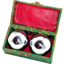 Fitness ball steel ball double ball handball elderly health ball massage hand ball hand transfer ball hand massage activity steel ball