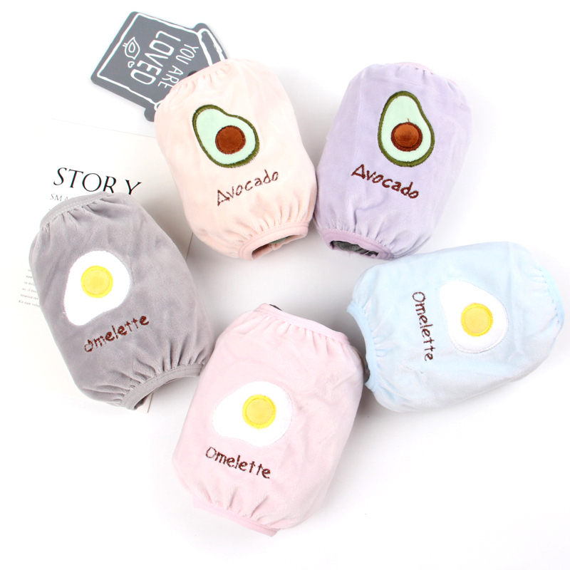Baby sleeveless autumn winter cute cartoon child armchair male and female child child anti-fouling sleeve velvet cloth infant sleeve head