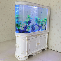 European-style bullet goldfish tank glass aquarium shoe cabinet screen partition living room 1 1 1 2 1 5 Customized