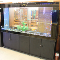 Fish tank living room home office large and medium-sized ecological water-free rectangular glass goldfish tank aquarium customized