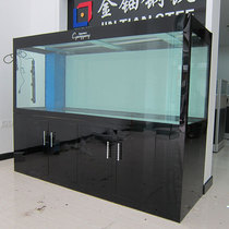 Fish tank living room home office large bottom filter ultra-white glass ecological water free aquarium custom-made