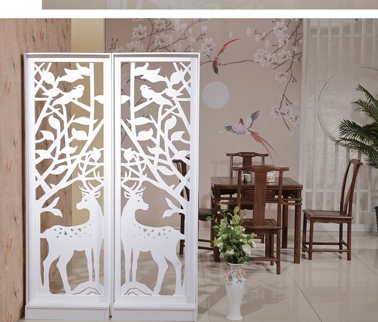 Đơn giản hiện đại màn hình hiện đại phân vùng sáng tạo tủ trang trí phòng khách đơn giản phòng hai mặt rỗng hội trường - Màn hình / Cửa sổ tấm bình phong bằng vải