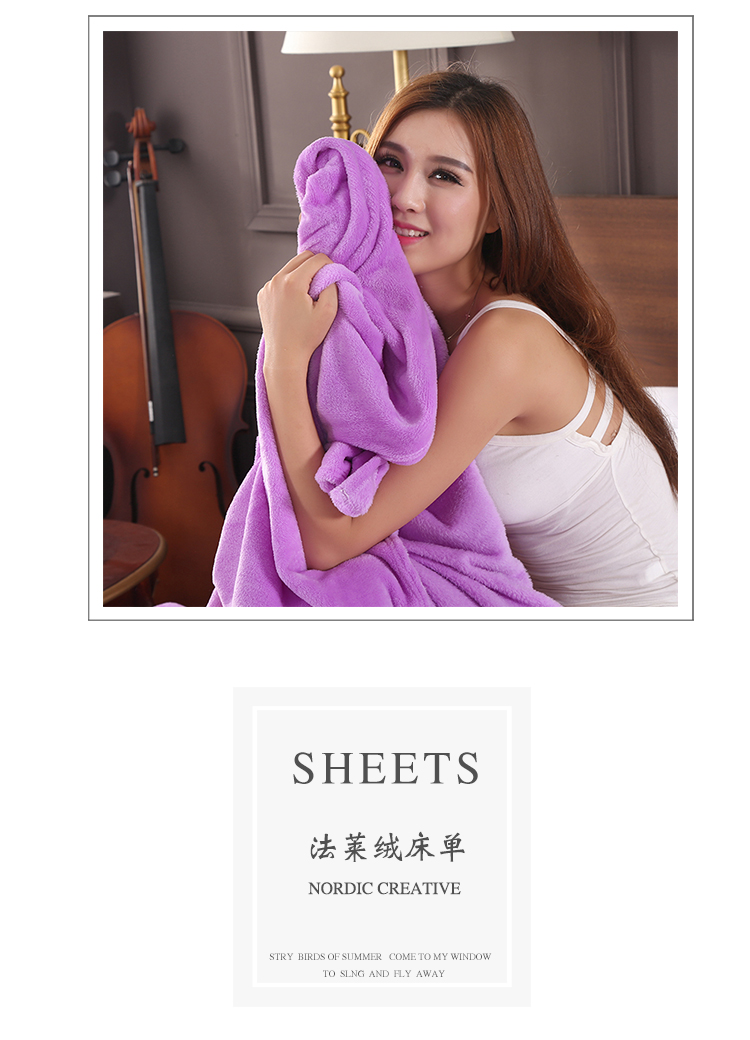 Mùa đông đôi san hô fleece chăn dày flannel chăn đơn nap khăn chăn điều hòa không khí chăn sheets