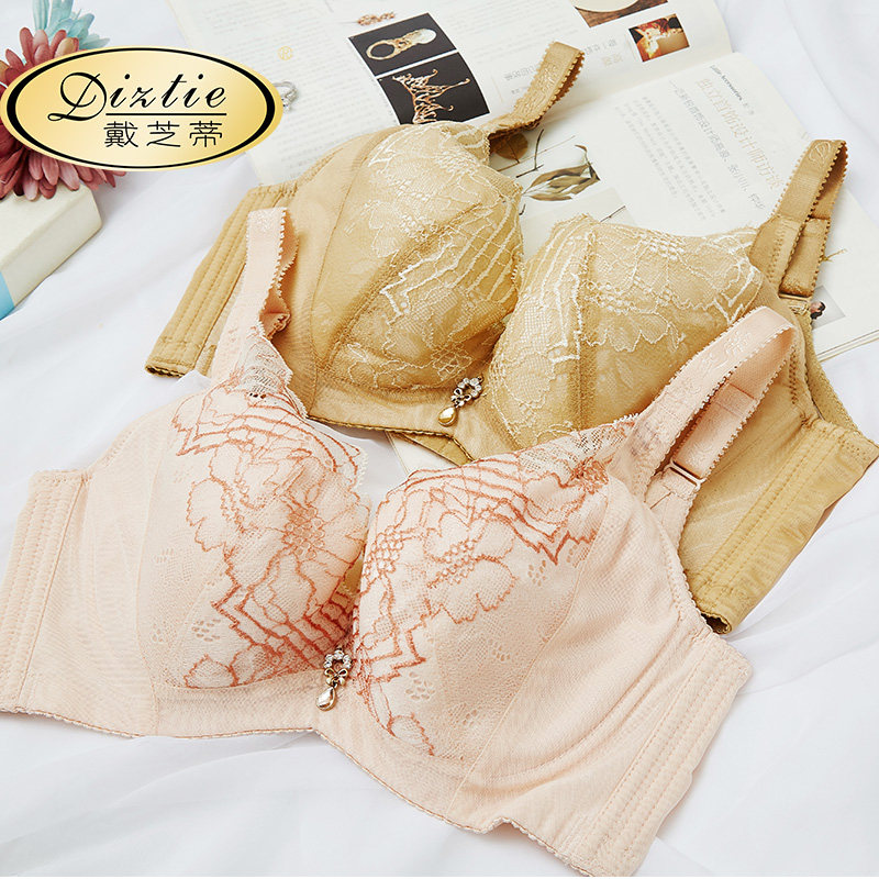 Wearing a cheeseti full cup large chest with small large size and fat mm thin bra lace inclusive to gather the E cup B17947