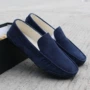 [Cửa hàng nhà máy TF] Giày lười nam đế thấp cắt đôi cộng với giày nhung cotton Giày Fu Fu mùa đông cộng với giày BW488 giày thể thao nam chính hãng